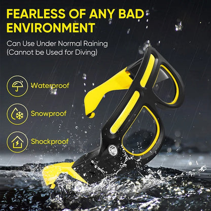 Rechargeable LED Safety Glasses