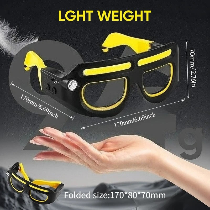 Rechargeable LED Safety Glasses