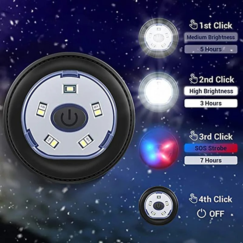 Warm Beanie with Bluetooth and Headtorch