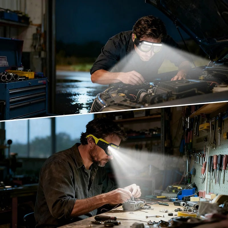 Rechargeable LED Safety Glasses